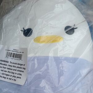 New With Tags Still In Bag 14" Disney Squishmallow Duck Plush